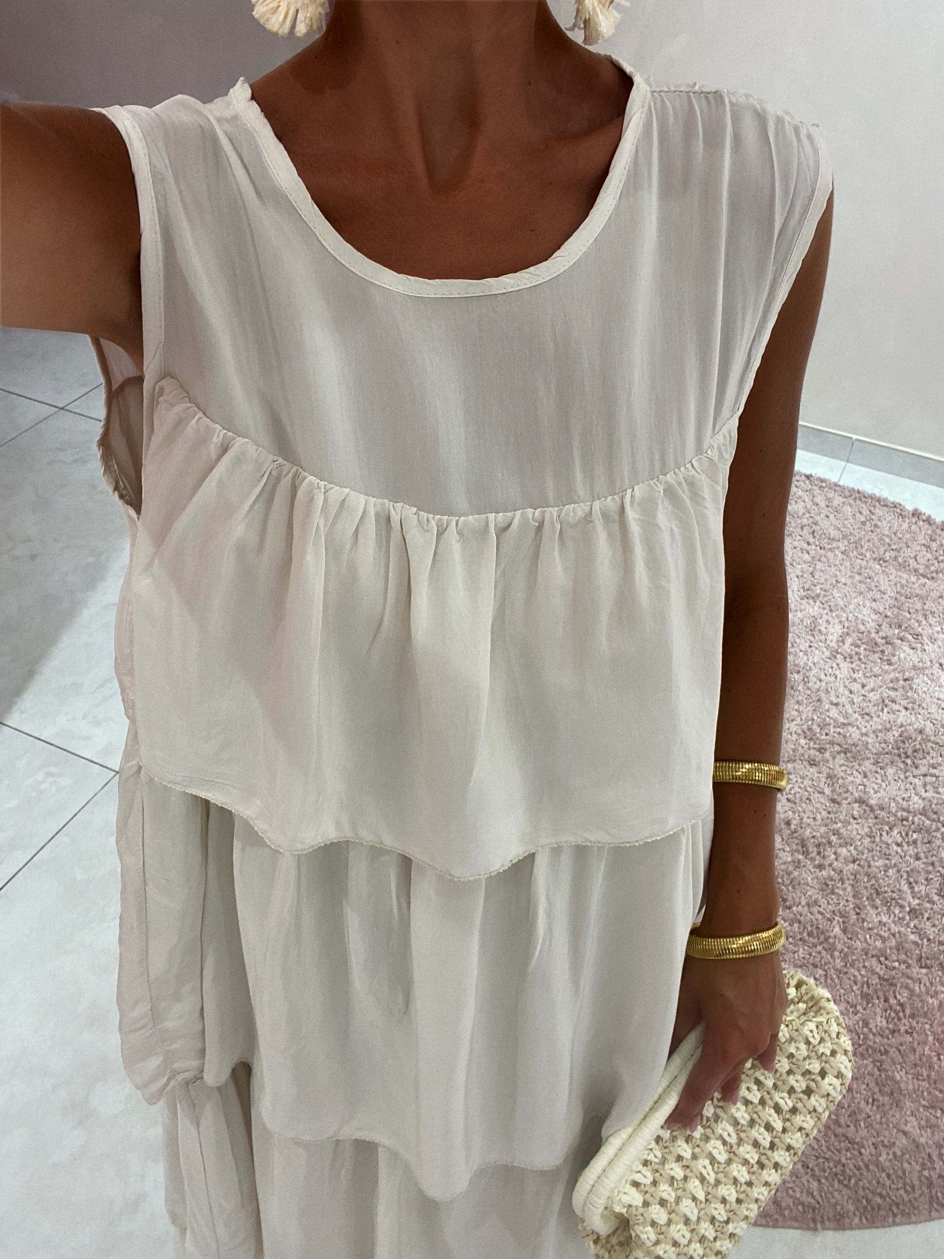Vestido Moma Crema